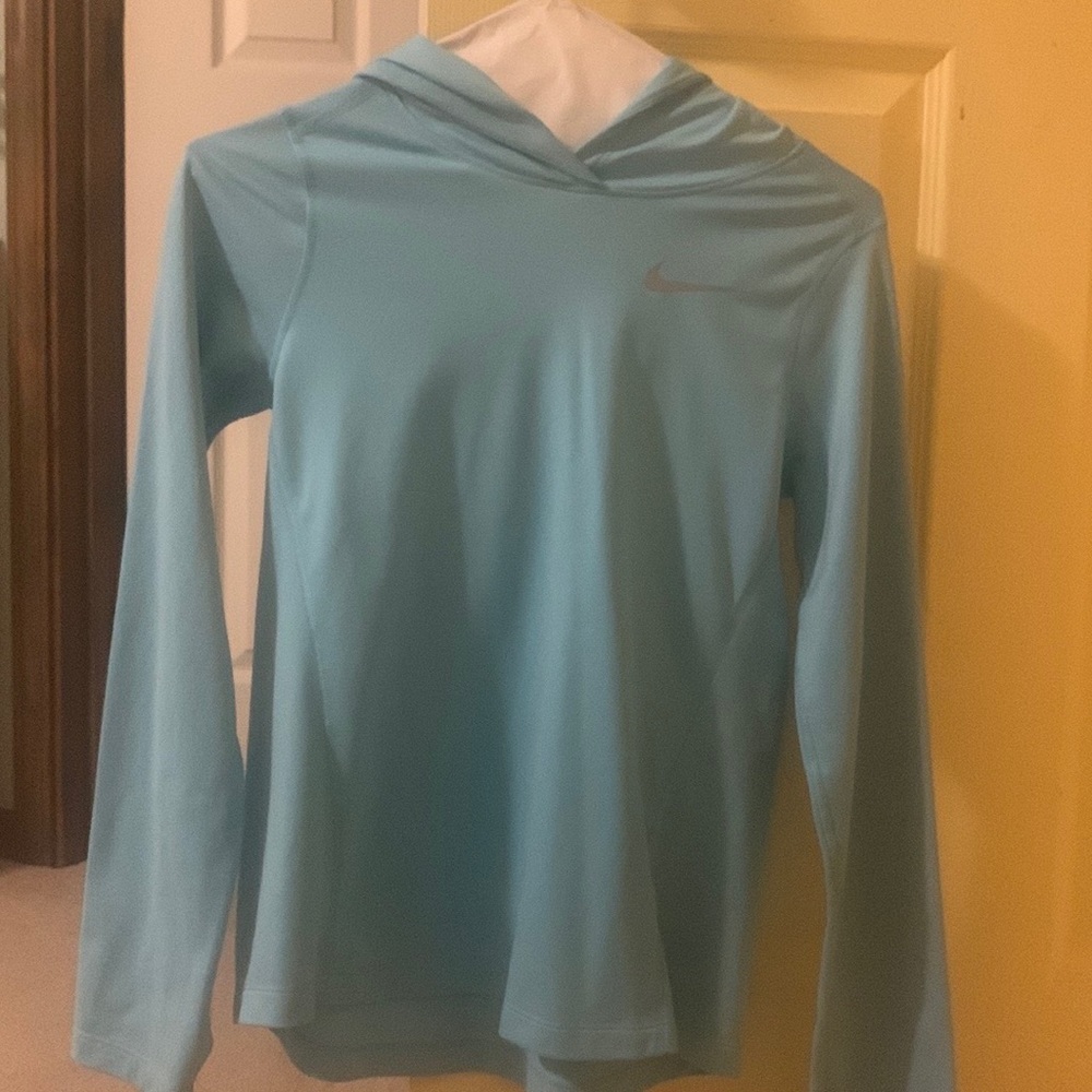 Nike Girls Dri-fit Running Hoodie Long-sleeve top Size YL